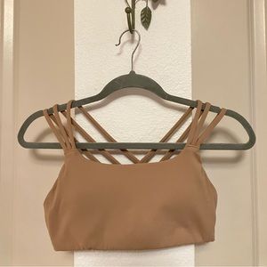 Tan Athleta Sports Bra